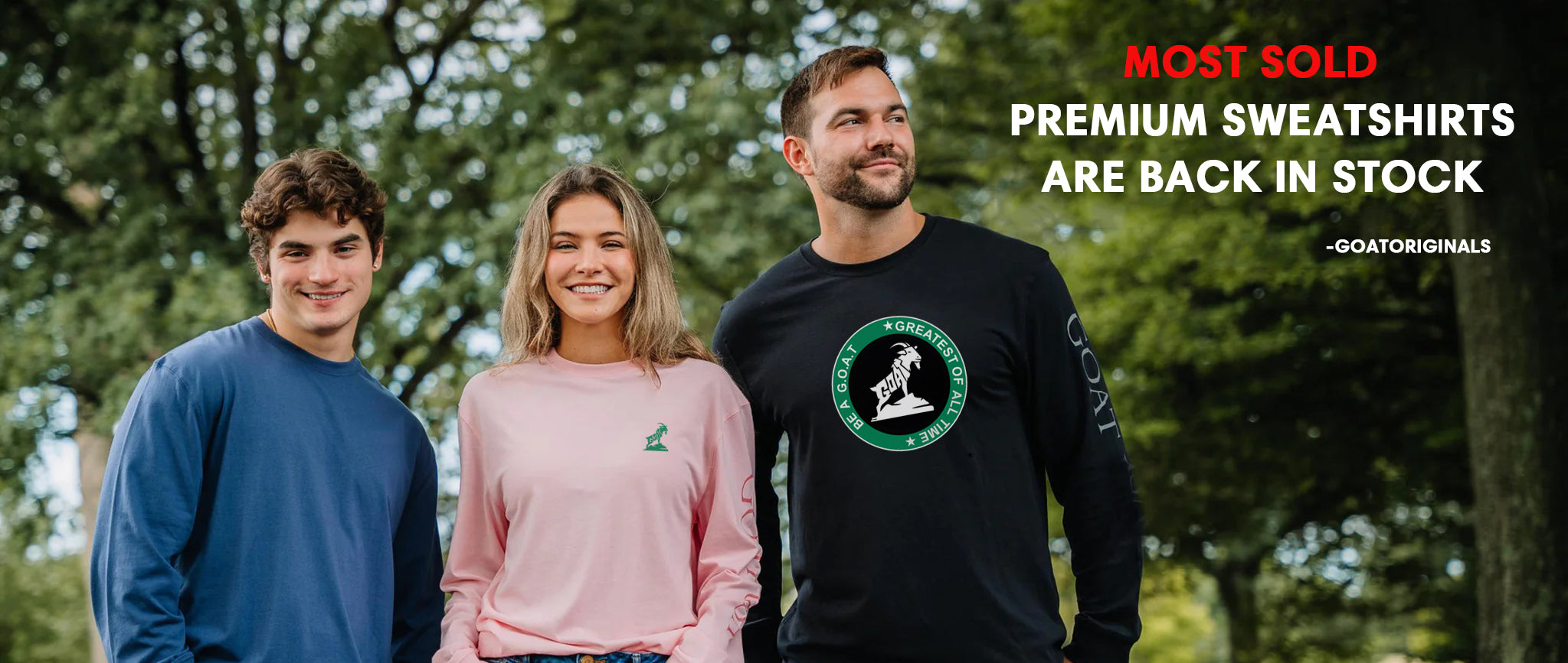 Goat Premium sweatshirts online india